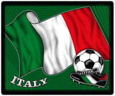 Mousepad Mauspad mit Motiv - Italien Fahne Fußball Fußballschuhe - 83070 - Gr. ca.