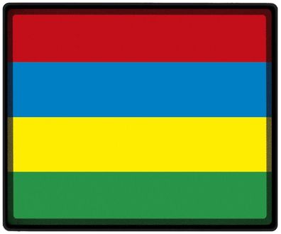 Mousepad Mauspad mit Motiv - Mauritius Fahne Fußball Fußballschuhe - 82105 - Gr. ca