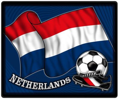 Mousepad Mauspad mit Motiv - Niederlande Fahne Fußball Fußballschuhe - 83119 - Gr.