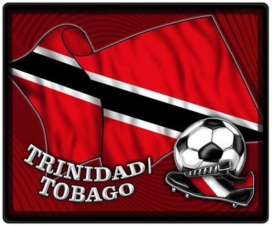 Mousepad Mauspad mit Motiv - Trinidad Fahne Fußball Fußballschuhe - 83170 - Gr. ca.