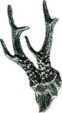 Anstecknadel - Metall - Pin - eine Geweih Sechsender - 02733