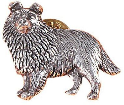 Anstecknadel - Metall - Pin - Sheltie - Hund - 02619