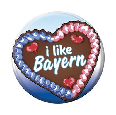 Ansteckbutton - I like Bayern - 03855 - Gr. ca. 5,7 cm