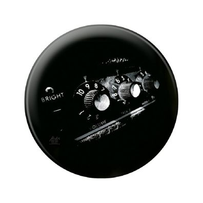 Magnetbutton rund mit Motiv - ASTRO AMP - Gr. ca. 5,7cm - 16612 - Küchenmagnet - aus