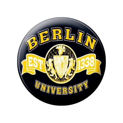 Ansteckbutton - Berlin EST 1328 University - 18833 - Gr. ca. 5,7cm