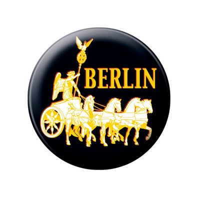 Ansteckbutton - Berlin Quadriga Siegesgöttin - 18834 - Gr. ca. 5,7cm