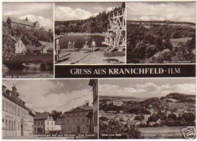 12101 Mehrbild Ak Gruss aus Kranichfeld Ilm 1967
