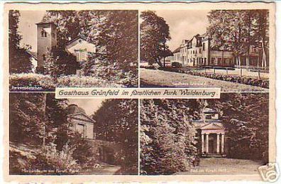 10971 Mehrbild Ak Gasthaus Grünfeld bei Waldenburg 1938