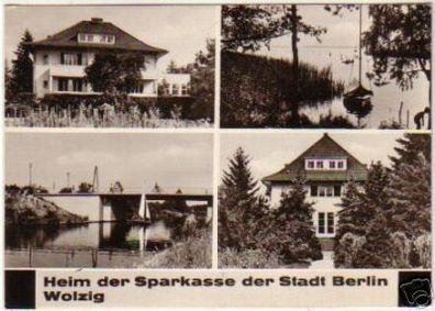 12006 Ak Wolzig Heim der Sparkasse Berlin 1968