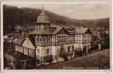 11378 Ak Lütjenburg ? Schlossberg Hotel um 1940