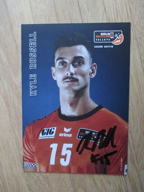 Volleyball Bundesliga Berlin Recycling Volleys Kyle Russell - handsign. Autogramm!!!