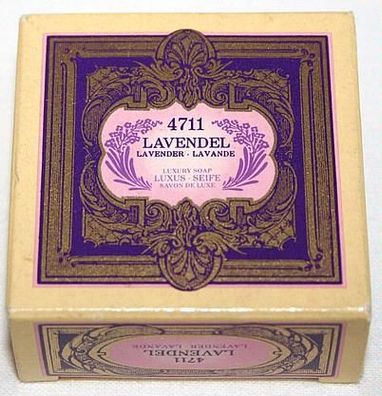 4711 Lavendel alte Miniatur Luxus Seife Nr. 8618, Sammlerstück
