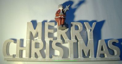 Merry Christmas Dekoration Schriftzug zum stellen Weihnachtsdekoration