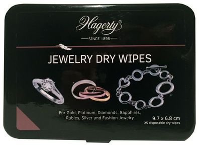 Hagerty Jewelry Dry Wipes- Pflegetücher 25 stück