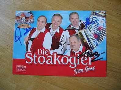 Volksmusikstars Die Stoakogler - handsig. Autogramme!