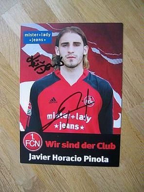 1. FC Nürnberg Saison 05/06 Javier Horacio Pinola - handsigniertes Autogramm!!!