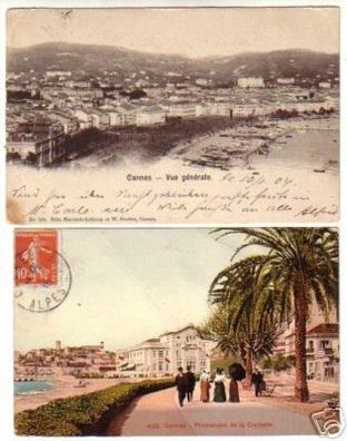 12364/2 Ak Cannes Frankreich Totalansicht um 1910