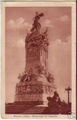 12619 Ak Buenos Aires Homenaje de Espana 1921