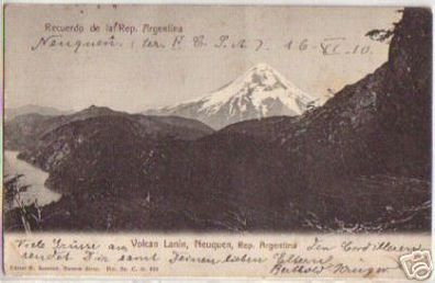 12549 Ak Neuquen Volcan Lanin Argentinien 1910