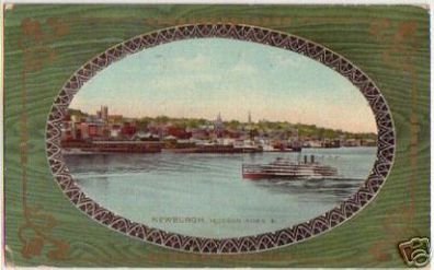 12503 Ak Newburgh N.Y. Hudson River 1909