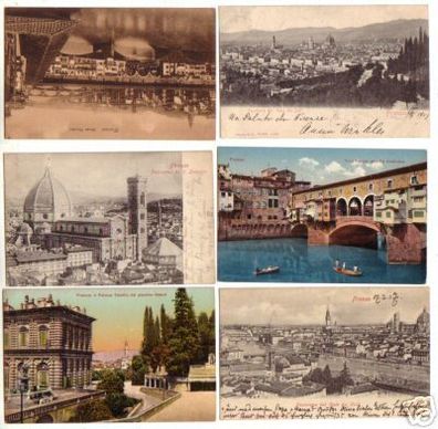 12415/6 Ak Firenze Florenz Stadtansichten um 1910