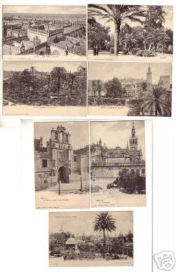 12384/7 Ak Sevilla Spanien Stadtansicht um 1910