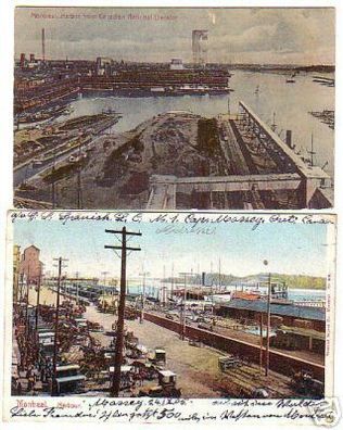 12395/2 Ak Montreal Kanada Harbor Hafen 1905-1928