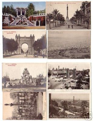 12387/8 Ak Barcelona Spanien Stadtansichten um 1920
