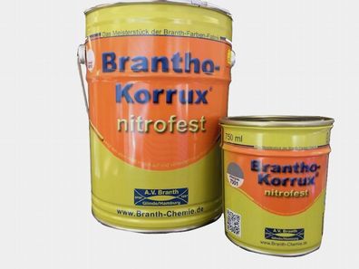 Brantho Korrux "nitrofest - Rostschutzfarbe Grundierung Lack - 750 ml / 5 Liter