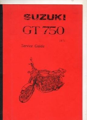 Reparaturanleitung SUZUKI GT 750, Motorrad, Oldtimer, Zweirad