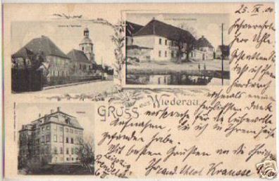 04565 Mehrbild Ak Gruss aus Wiederau 1900