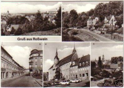 11732 Mehrbild Ak Gruss aus Rosswein 1982