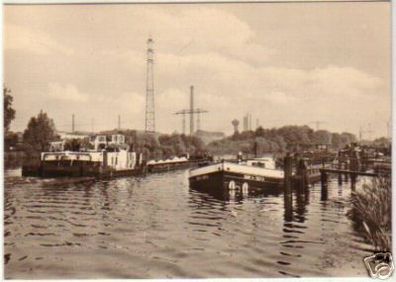 11854 Ak Henningsdorf Hafen an der Havel 1970