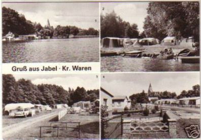 11887 Mehrbild Ak Gruß aus Jabel Kreis Waren 1984