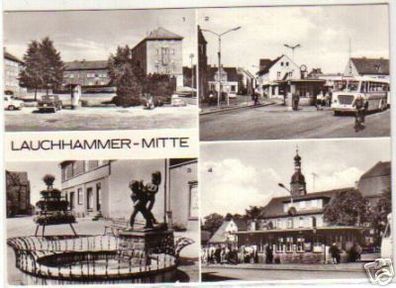 12021 Mehrbild Ak Lauchhammer Mitte 1976