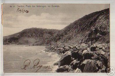 12675 Ak Santos Praia das tartarugas no Guaruja 1906