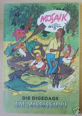 DDR Mosaikbuch"Die Digedags am Mississippi" 1982