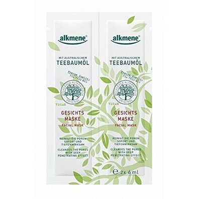 alkmene Teebaumöl Gesichtsmaske 12 ml