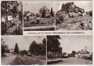 12898 Mehrbild Ak Grünbach Kreis Auerbach 1983
