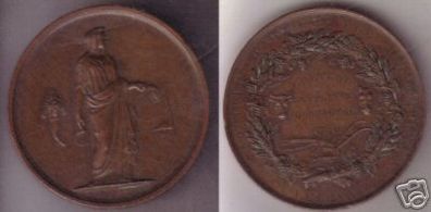 Bronze Medaille Landwirtschaftsausstellung Verdun 1850