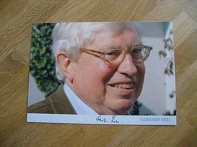 Nobelpreisträger Chemie 1997 Gerhard Ertl - handsigniertes Autogramm!!!