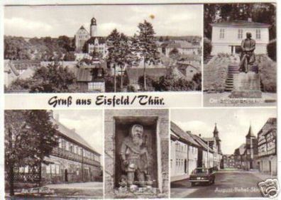 12060 Mehrbild Ak Gruß aus Eisfeld Thüringen 1979