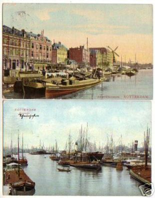 12356/2 Ak Rotterdam Niederlande Hafenansichten um 1908