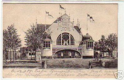 10781 Ak Düsseldorf Festhalle 1903