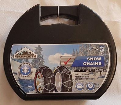 Schneekette Schneeketten f Rasentraktor Aufsitzrasenmäher 18x9.50-8 2Stk
