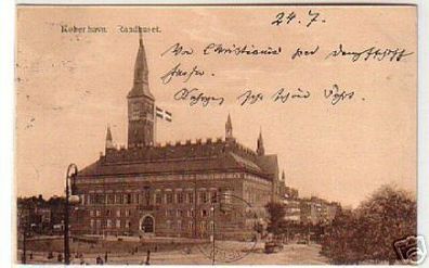 13041 Ak Kopenhagen Dänemark Rathaus 1913