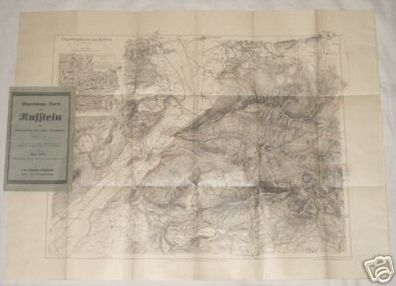 Landkarte Umgebungs-Karte von Kufstein um 1930