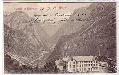 13039 Ak Stalheim og Nærødalen Norwegen 1913