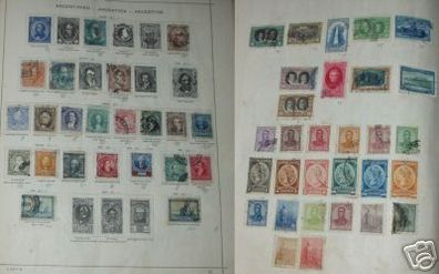 Sammlung mit 53 Briefmarken Argentinien vor 1900
