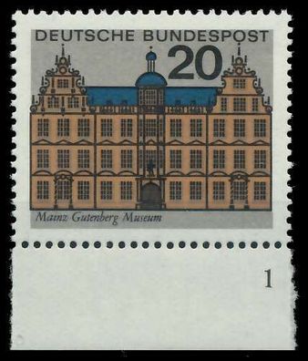 BRD 1964 Nr 422 postfrisch Formnummer 1 X7ECB1E